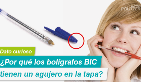 ¿Por qué las BIC tienen un agujero en la tapa?