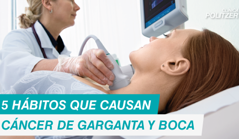 5 hábitos que causan cáncer de garganta y boca