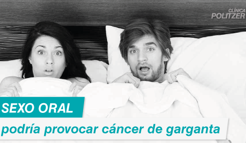 Sexo oral podría provocar cáncer de garganta