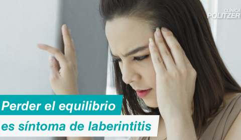 Perder el equilibrio es síntoma de laberintitis